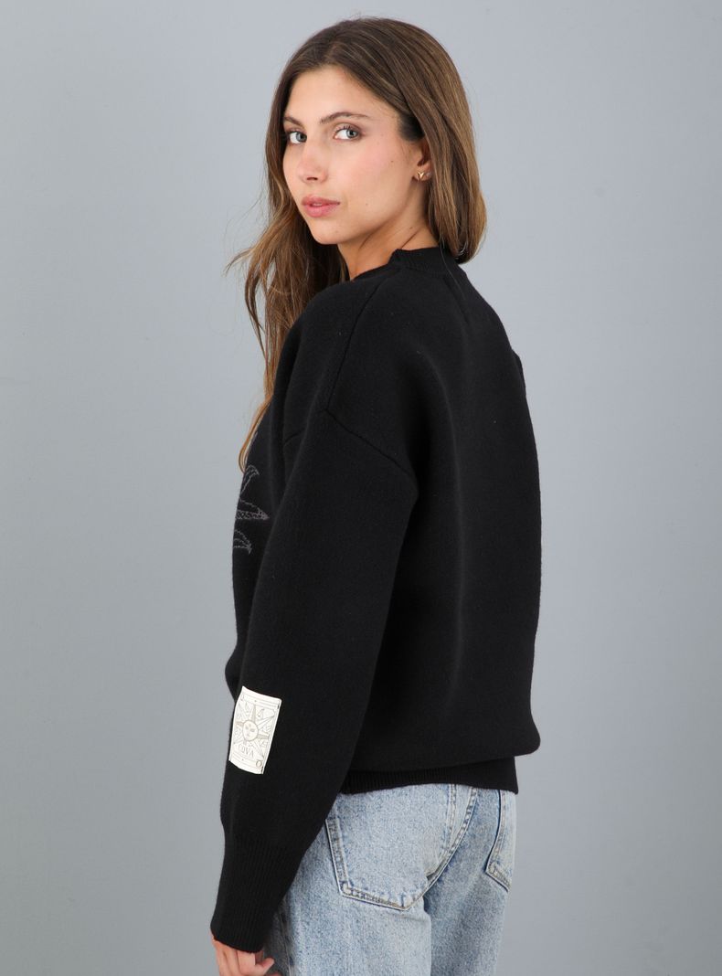 Sweater con Diseño Manga Larga-1