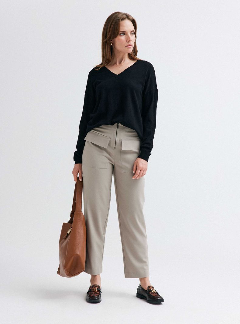 Sweater Logo Pointelle-4