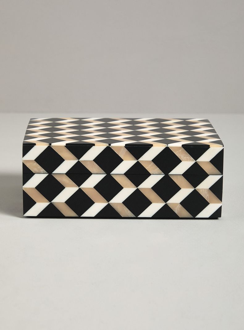 Caja Terra Rombos 15x20 cm.-1