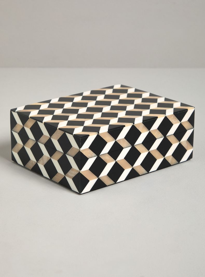 Caja Terra Rombos 15x20 cm.-0