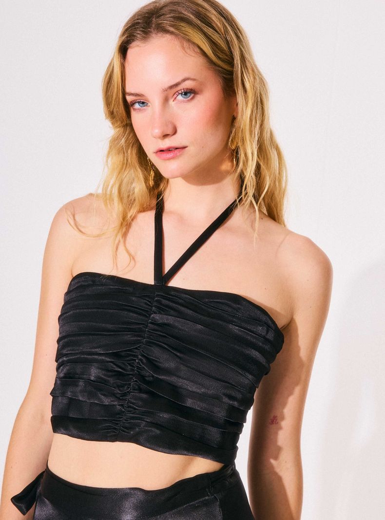 Conjunto Satinado con Amarras-2