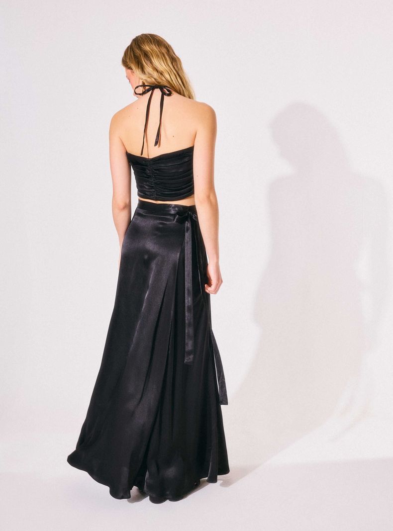 Conjunto Satinado con Amarras-5