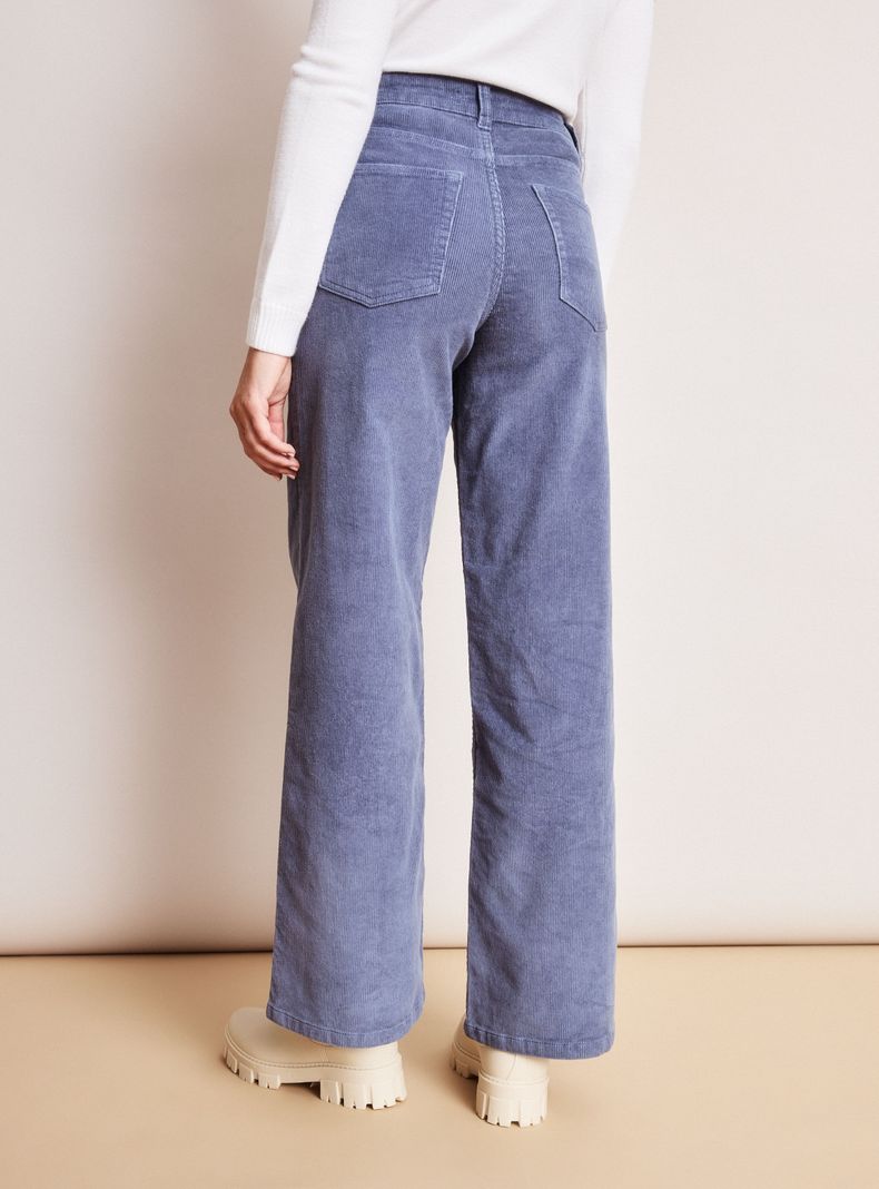 Pantalón Cotelé Wide Leg-1