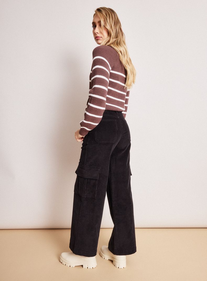 Pantalón Cotelé Cargo-5