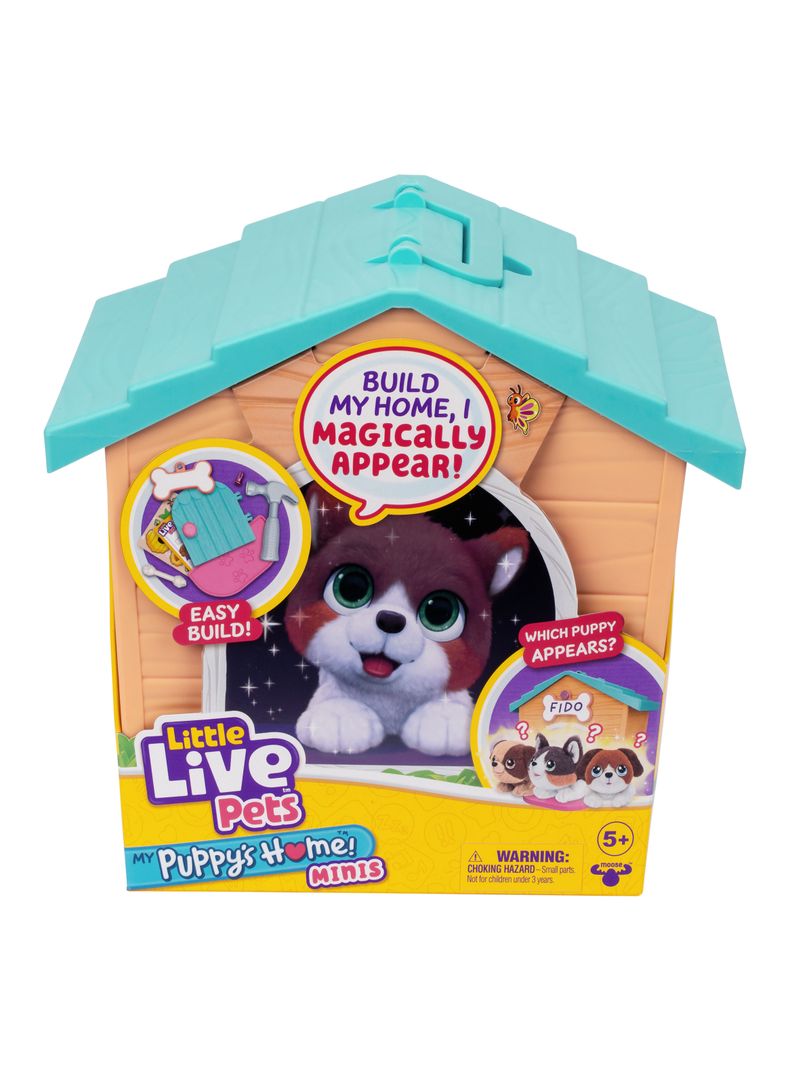 Peluche Little Live Pets Casa Perrito Set Juego Mini