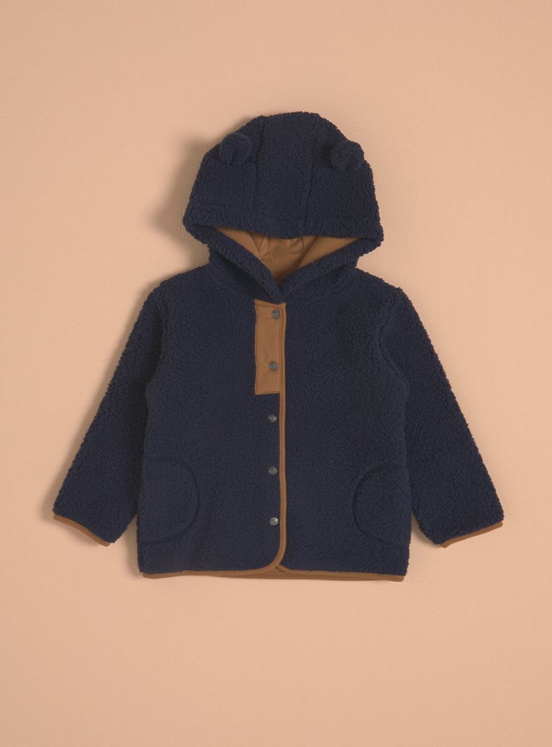 Chaqueta de Polar con Broches Delanteros-0