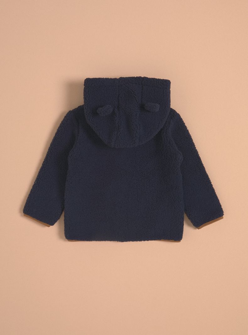 Chaqueta de Polar con Broches Delanteros-1