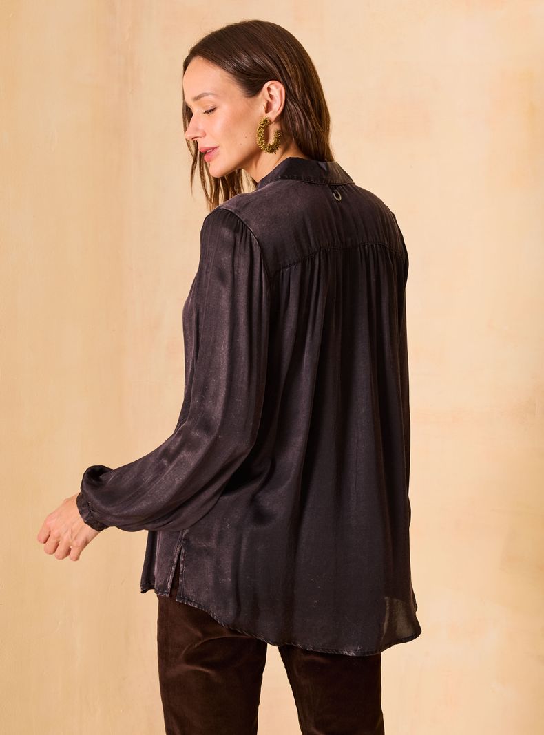 Blusa Procesada Manga Ancha-1