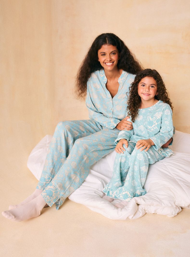 Pijama Full Mix Print Madre e Hija-6