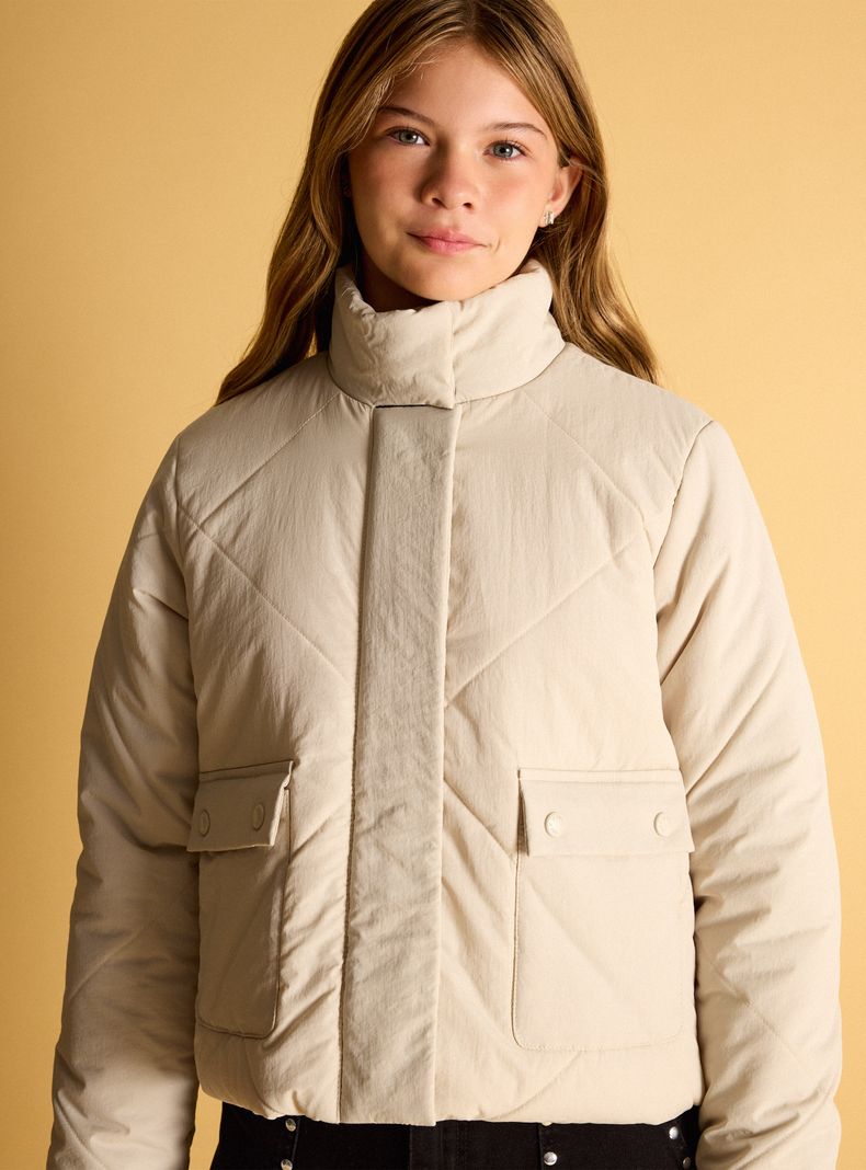 Parka con Bolsillos con Snaps-3