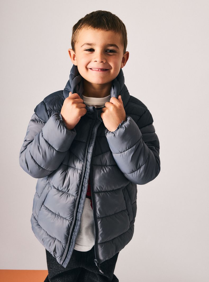 Parka Color Block Gorro-3