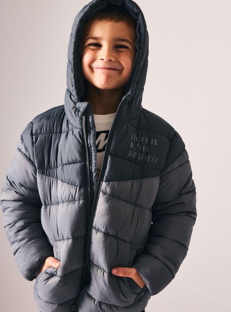Parka Color Block Gorro-4
