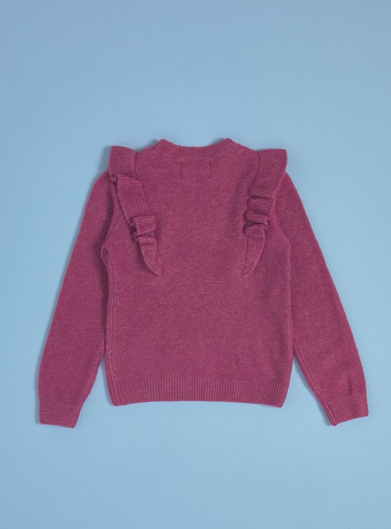 Sweater Vuelos Cuello Redondo-3