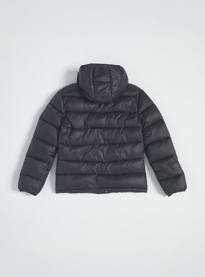Parka Puffa Acolchada con Gorro-1