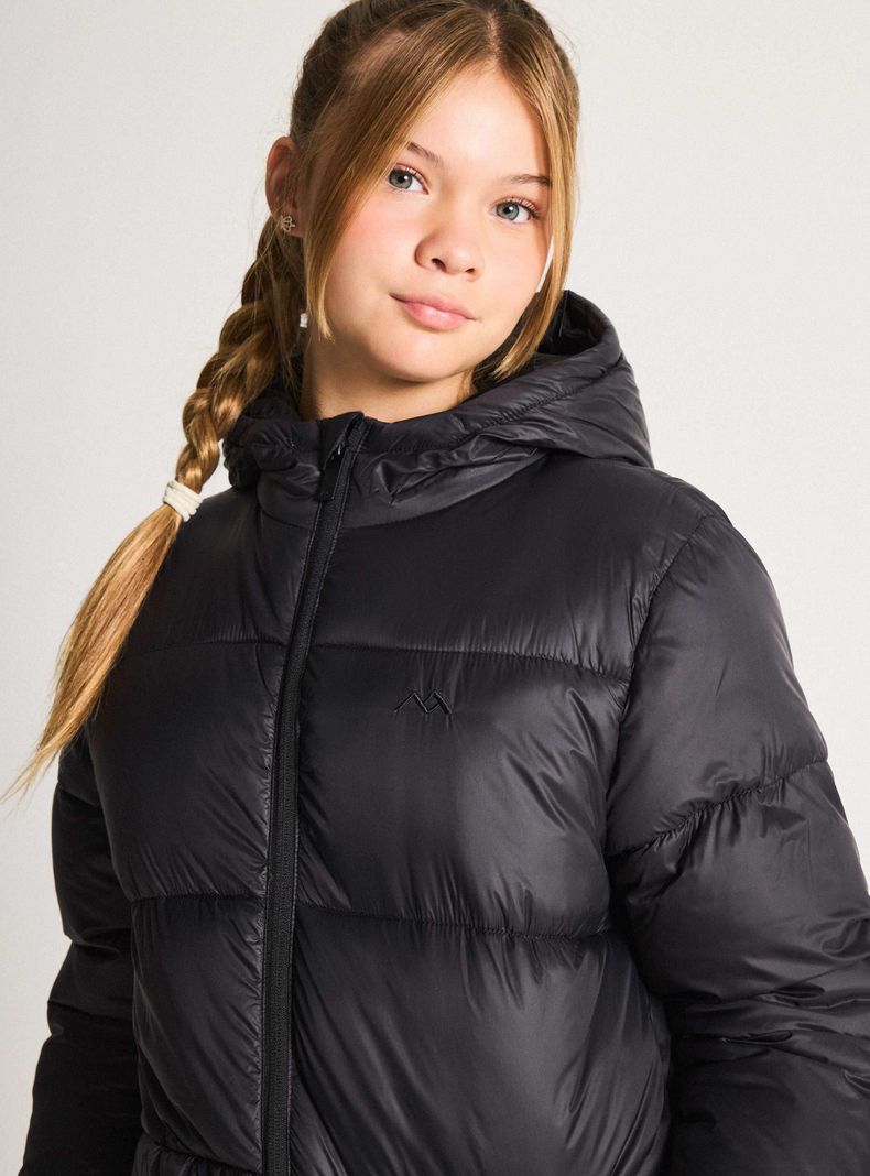 Parka Repelente al Agua Gorro con Piel Desmontable-4
