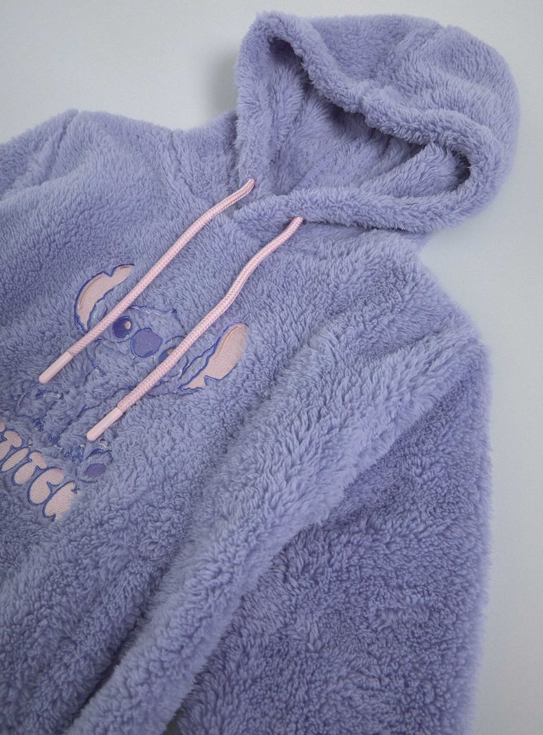 Polar Coral Fleece Bordado Stitch-4