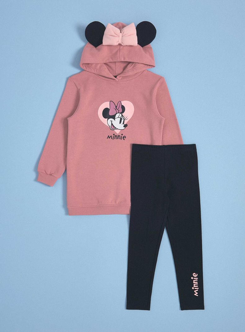 Buzo Pack Calza y Polerón Orejas Minnie-2