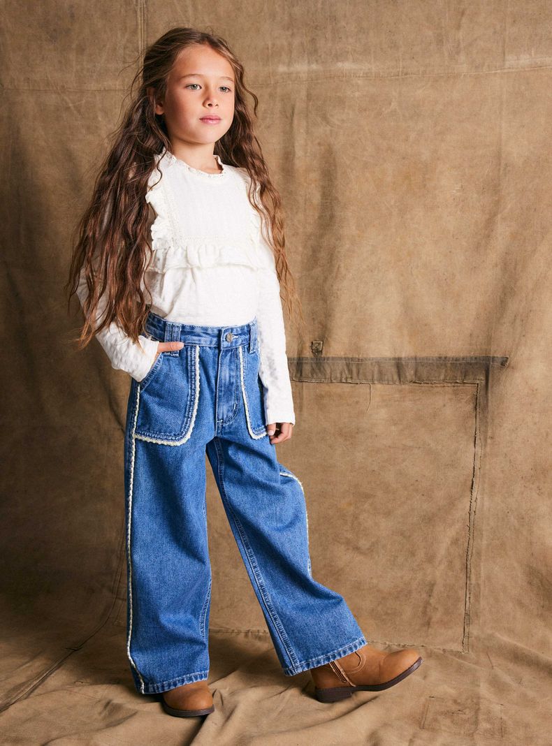 Jeans con Detalles de Cordel-0