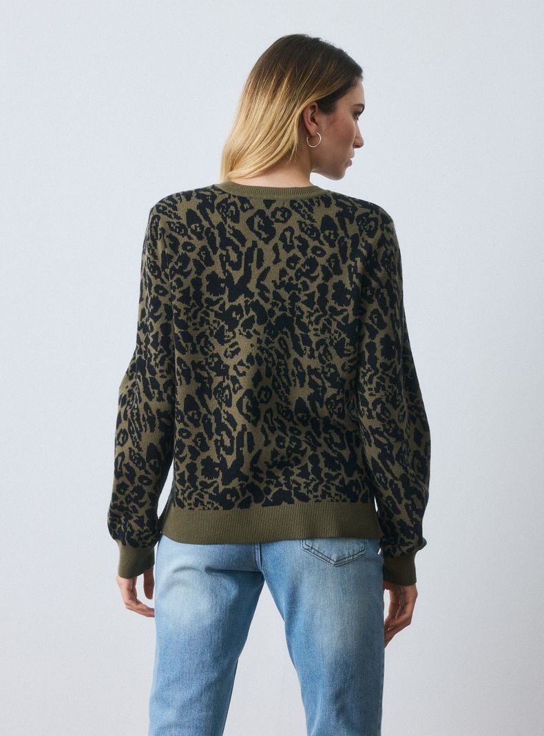Sweater Jacquard Diseño Animal-1