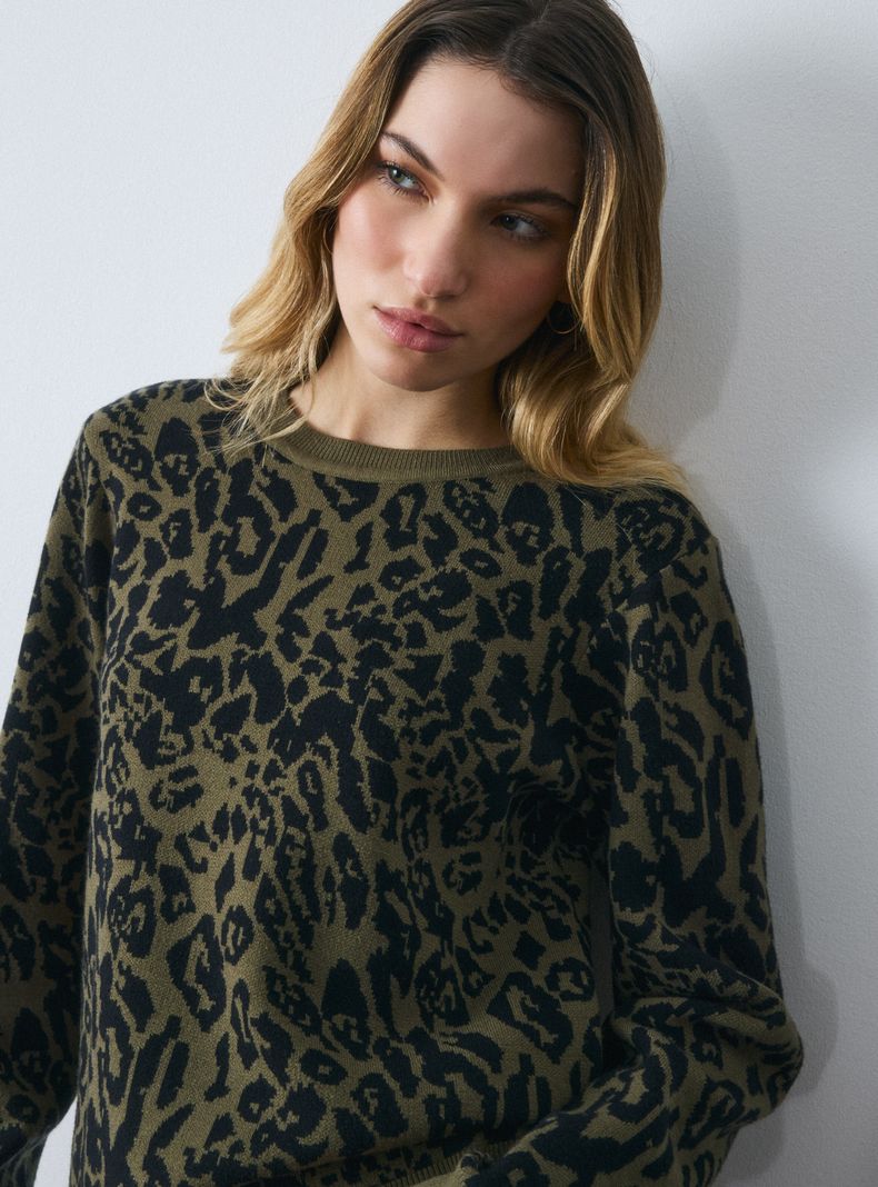 Sweater Jacquard Diseño Animal-2