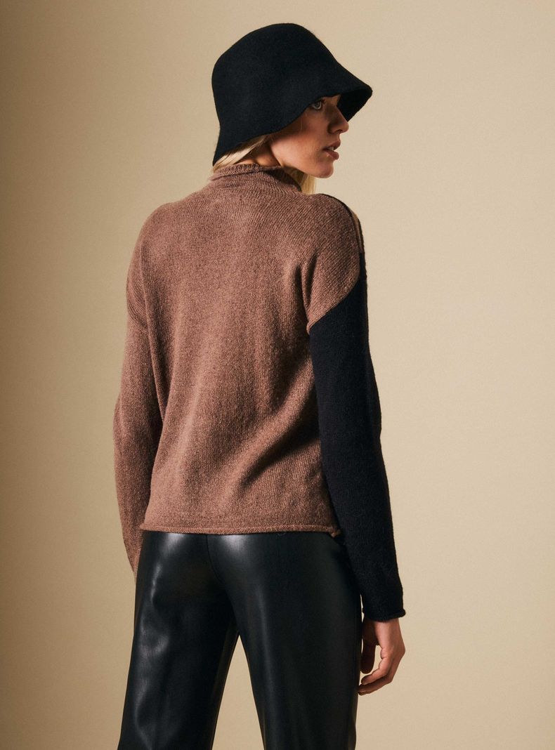 Sweater Jacquard con Lana-1