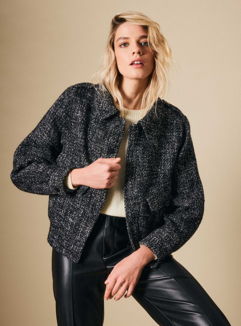 Chaqueta Bomber Sal y Pimienta-0