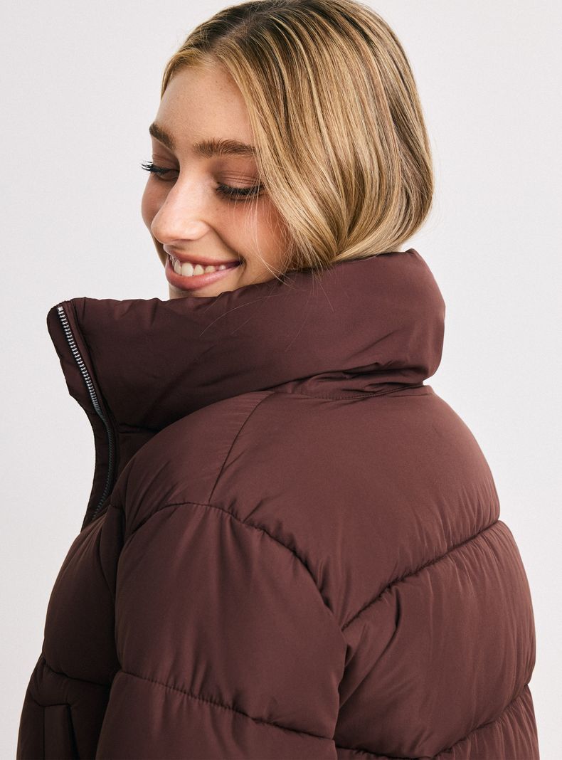 Parka Puffa con Bolsillos-3