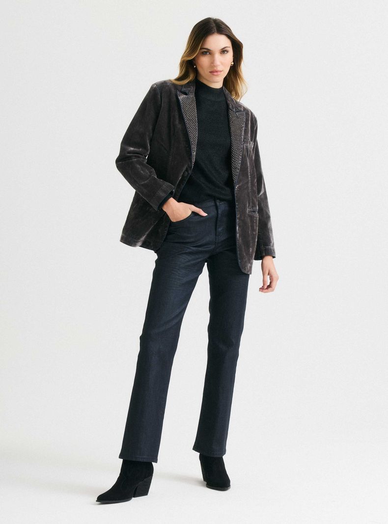 Blazer Solapas con Aplicaciones-4
