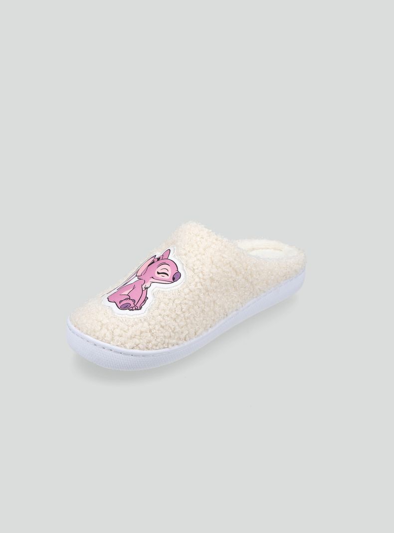 Pantufla Disney Stitch y Ángel Aplicación Bordado-1