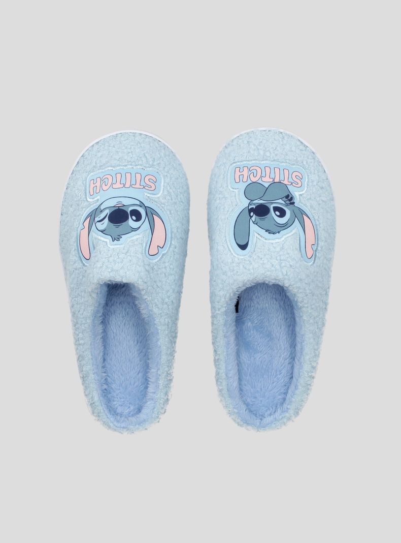 Pantufla Disney Stitch Aplicación Bordado-0