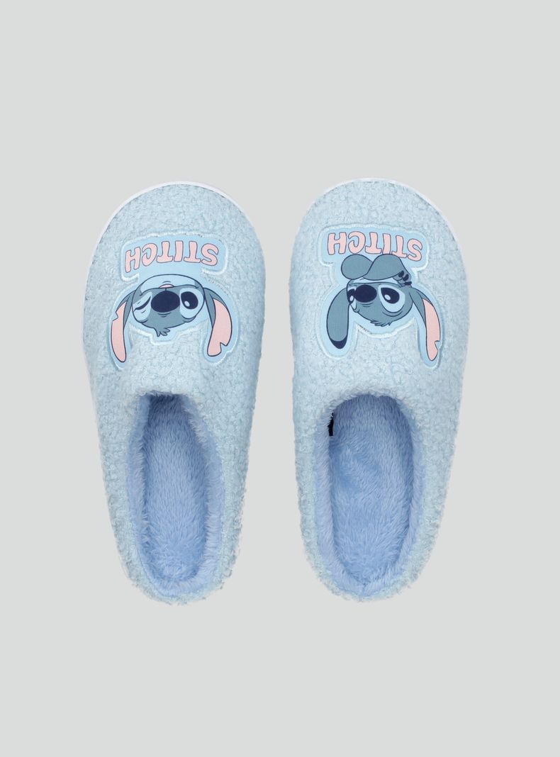 Pantufla Disney Stitch Aplicación Bordado-2