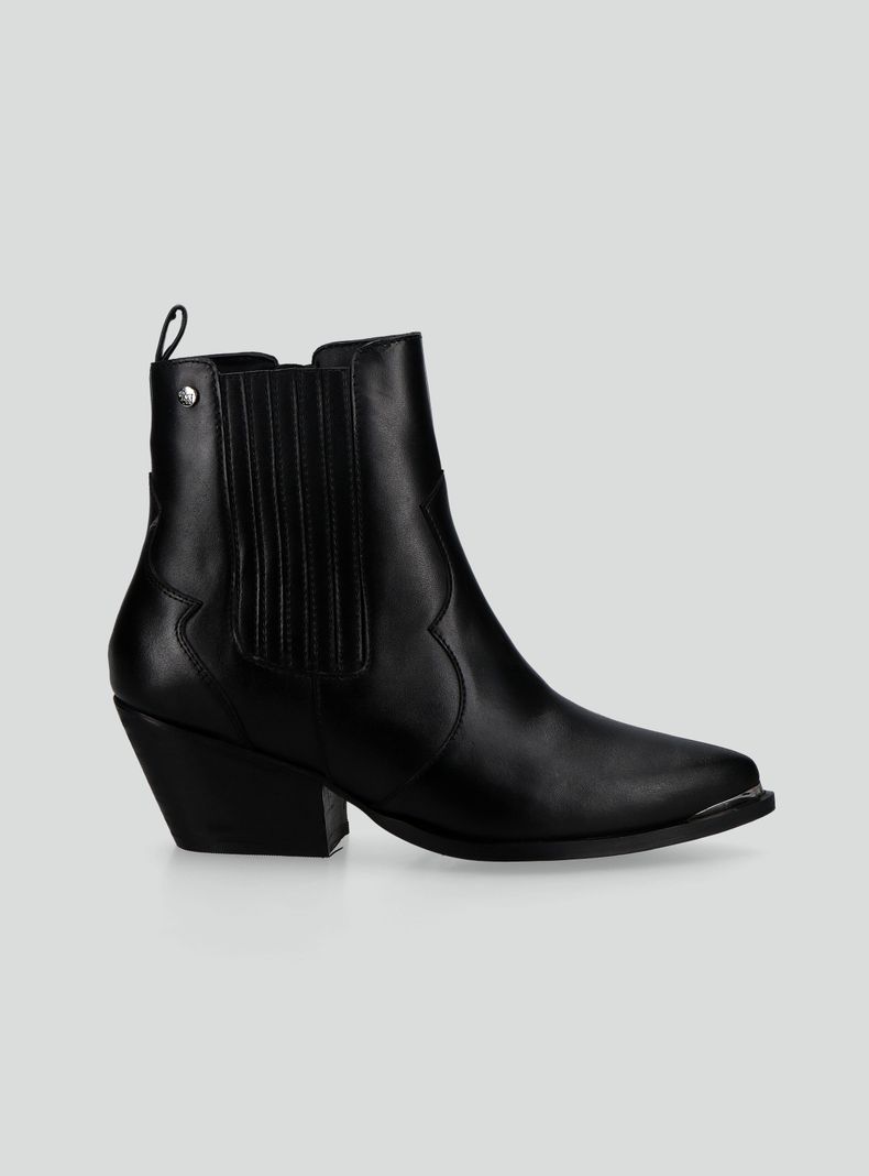 Botín Mujer Bootie Cuero-0