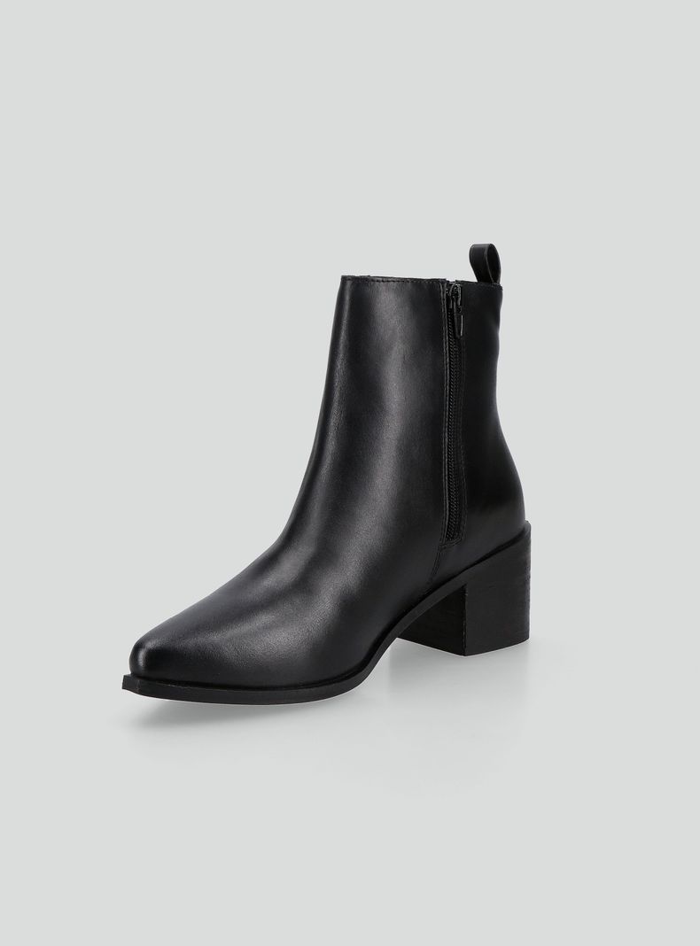Botín Cuero Bootie2 Mujer-1