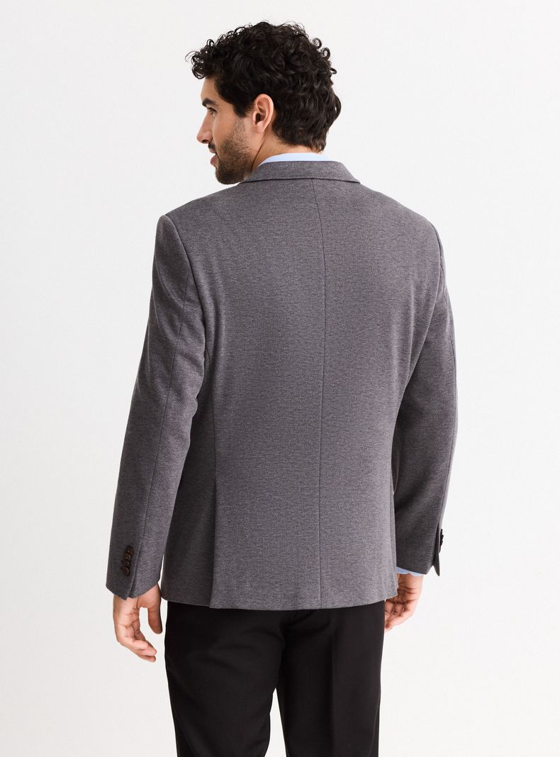 Vestón Recto Knit Slim Fit Color-1