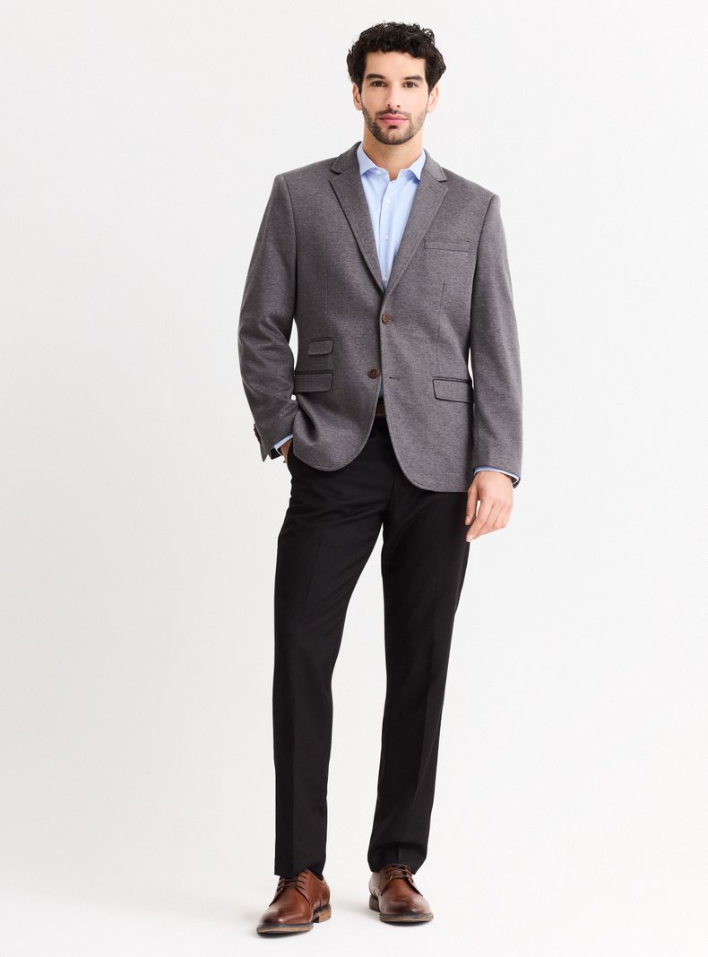 Vestón Recto Knit Slim Fit Color-4