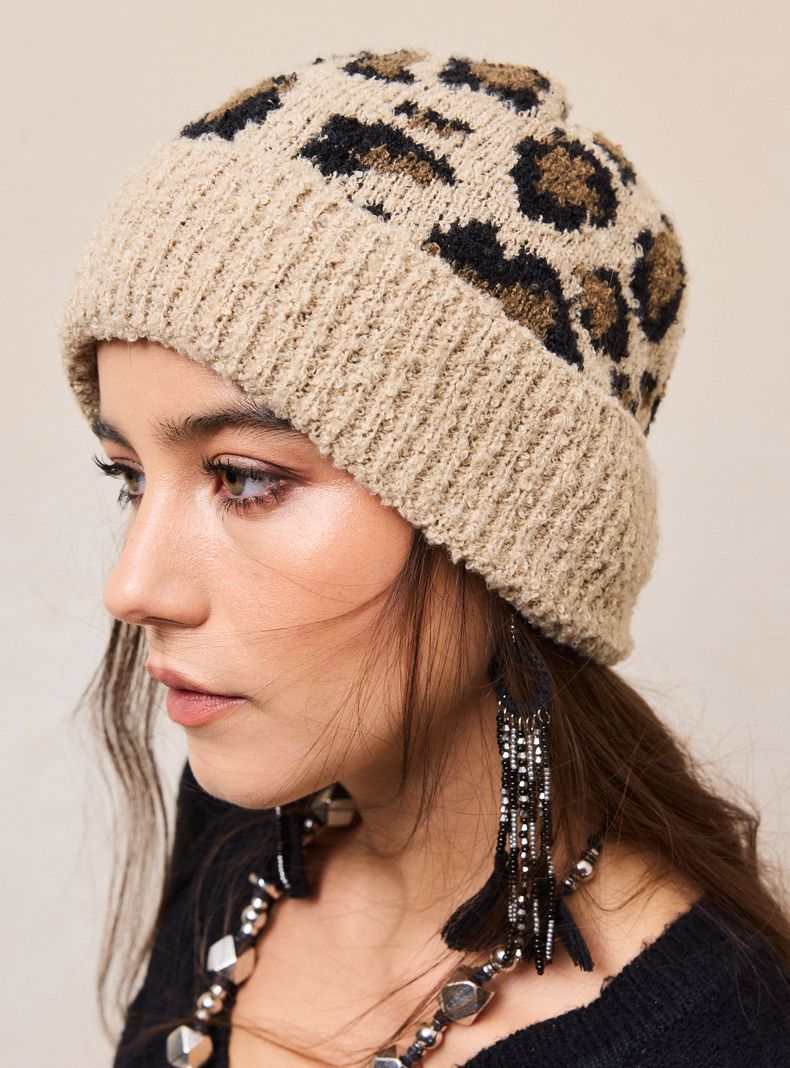 Gorro Tejido Animal Print-0