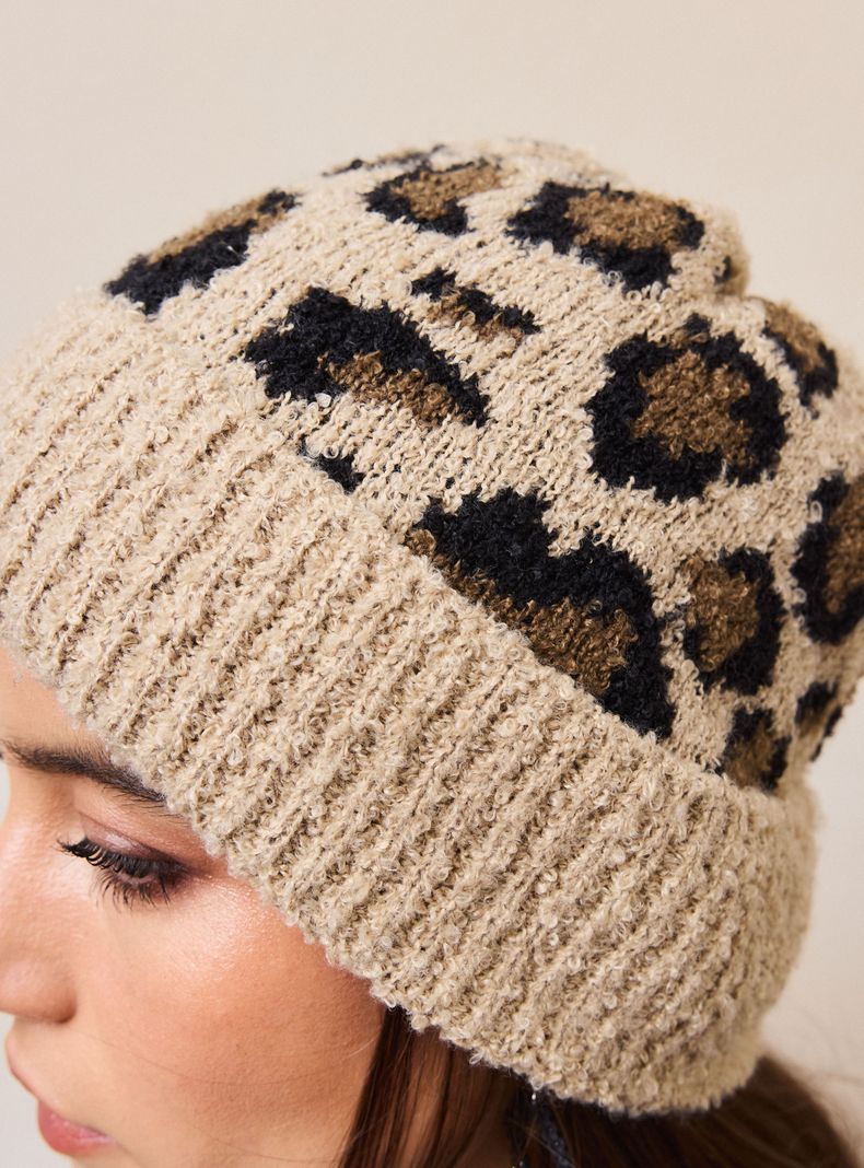 Gorro Tejido Animal Print-1