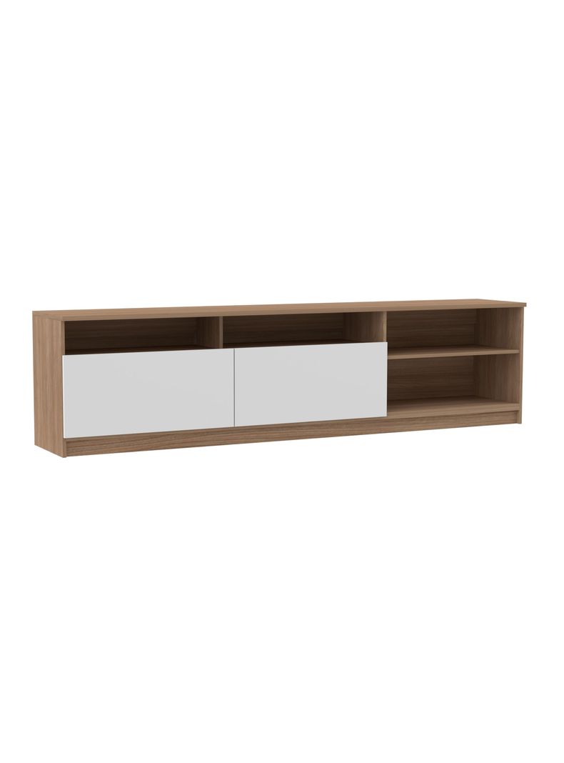 Rack TV 70'' 2 Puertas 2 Repisas Bicolor
