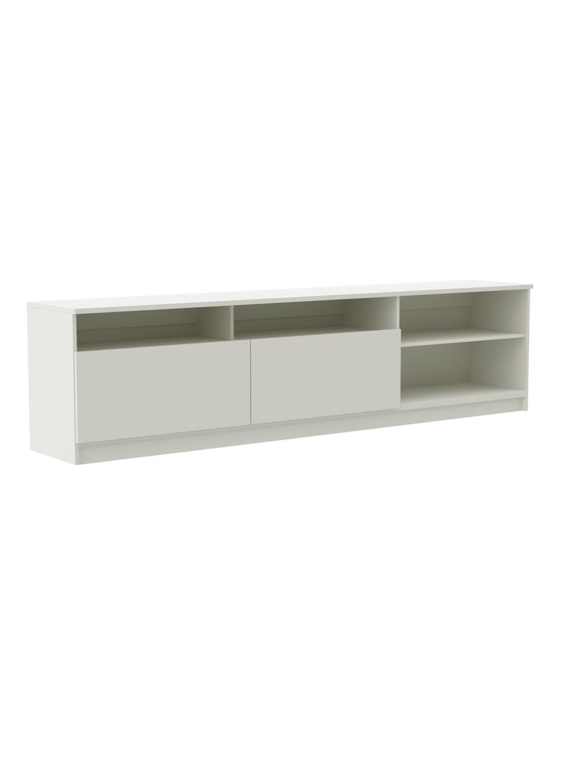 Rack TV 70" 2 Puertas 2 Repisas Blanco