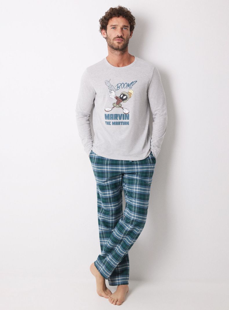Pijama Largo Algodón Marvin-0