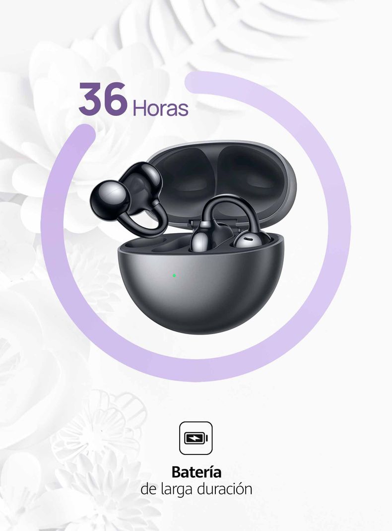 Audífonos Bluetooth FreeClip Purple-4