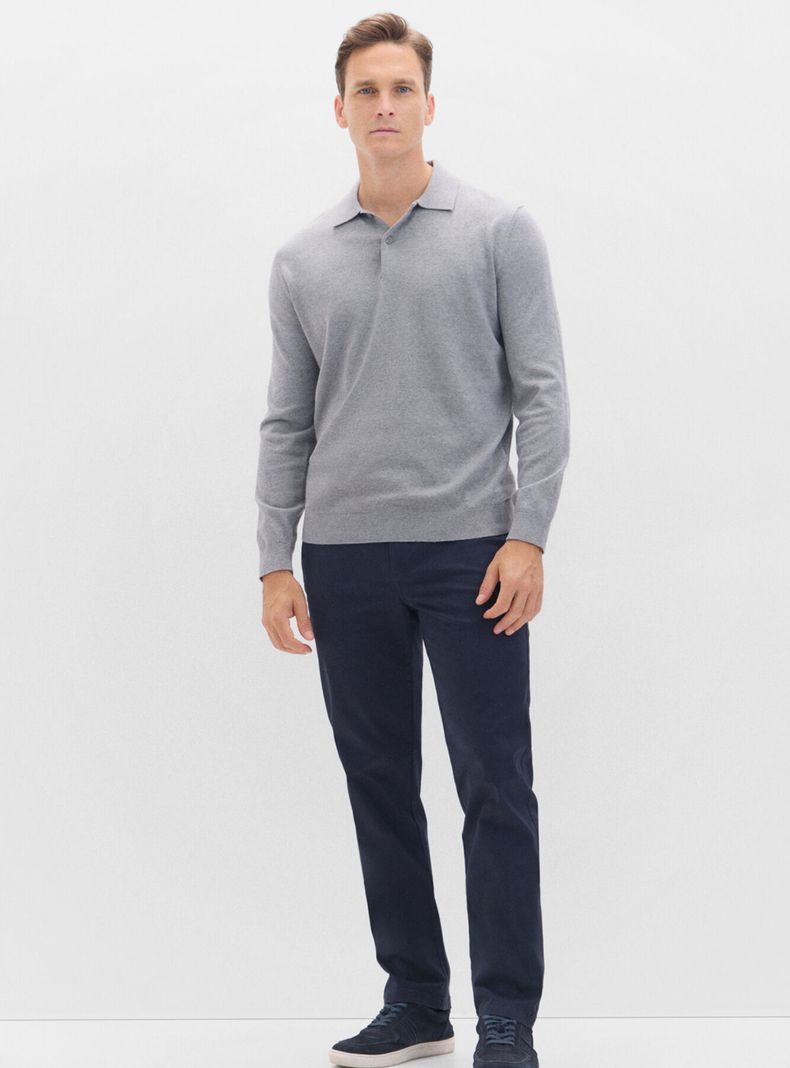 Sweater Algodón Cashmere Cuello Polo-3