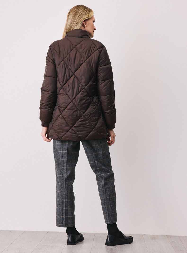 Parka Quilt Larga Botones en Costados-5