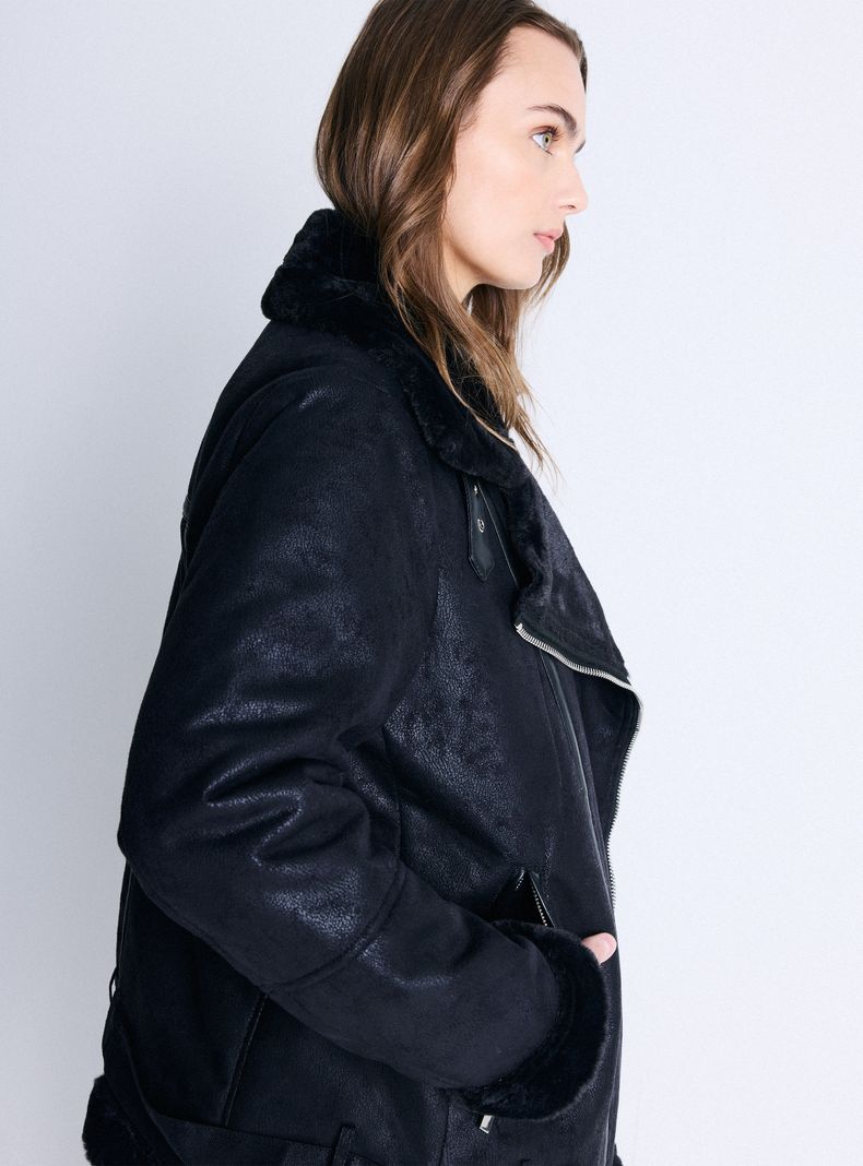 Chaqueta Biker Forrada con Chiporro-3