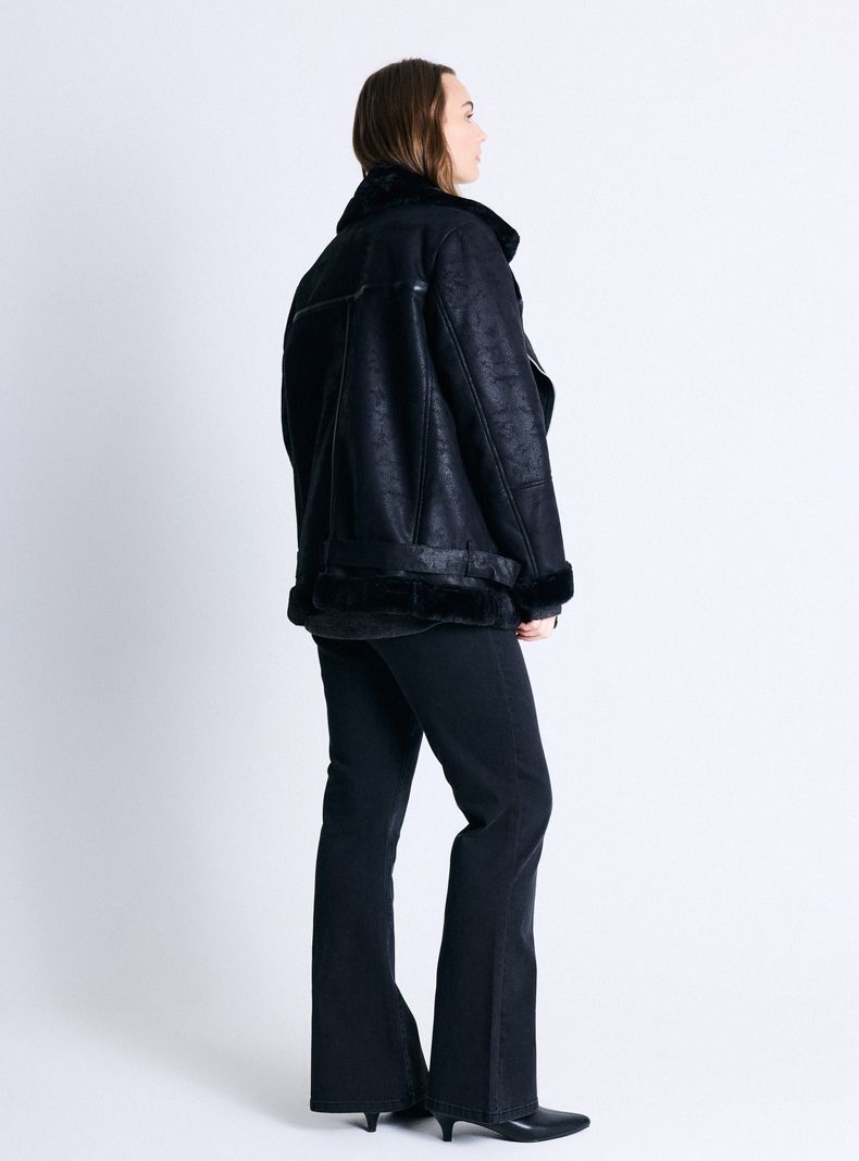 Chaqueta Biker Forrada con Chiporro-5