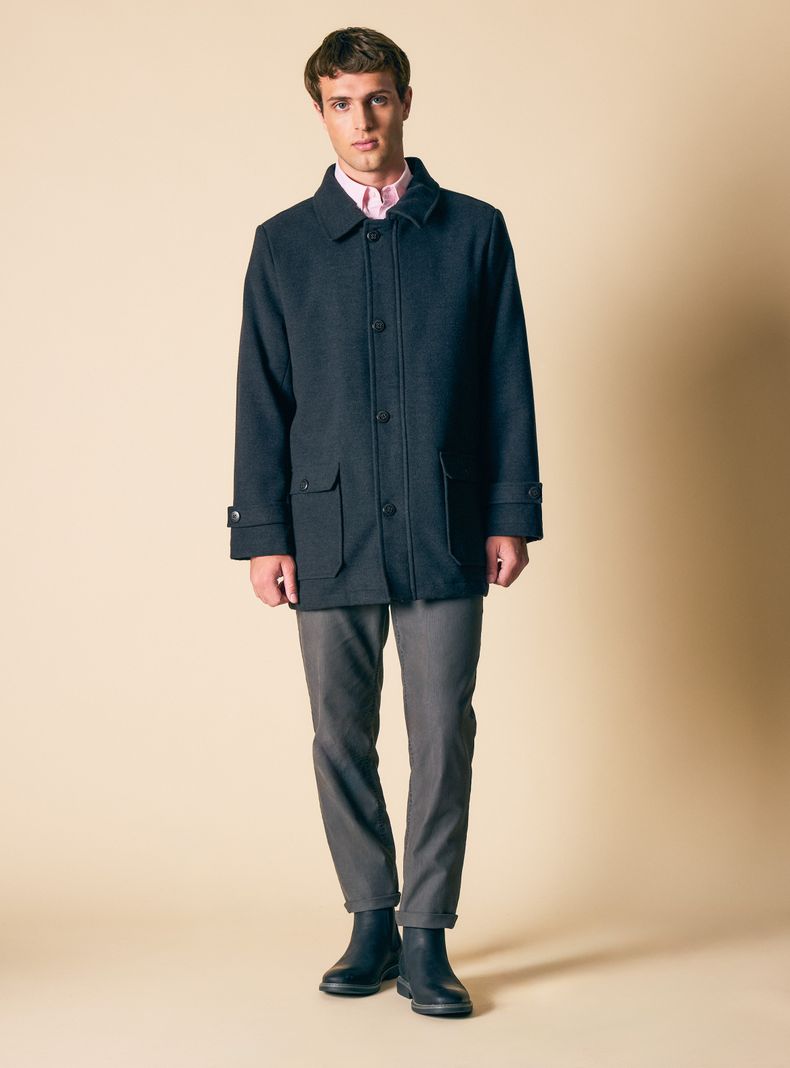 Blazer Recto Paño Liso-4