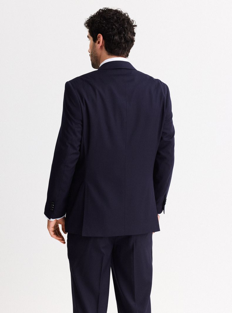 Traje Recto Regular Fit Fantasía Lineas-1