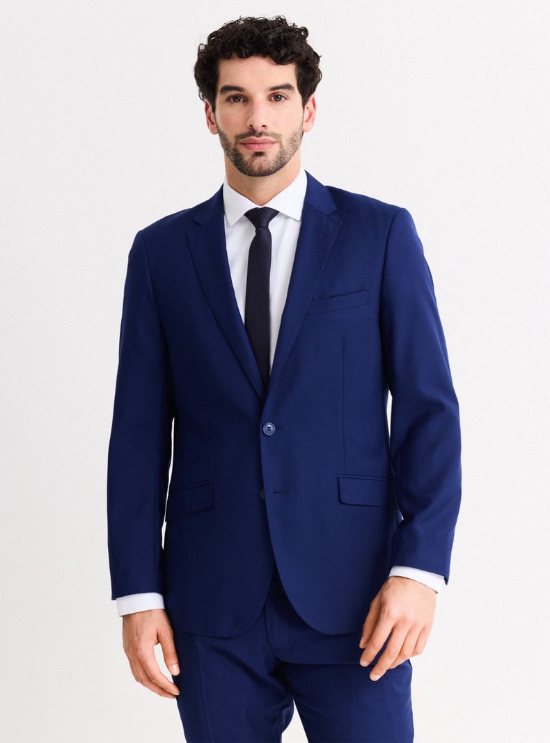 Traje Recto Liso Slim Fit-0