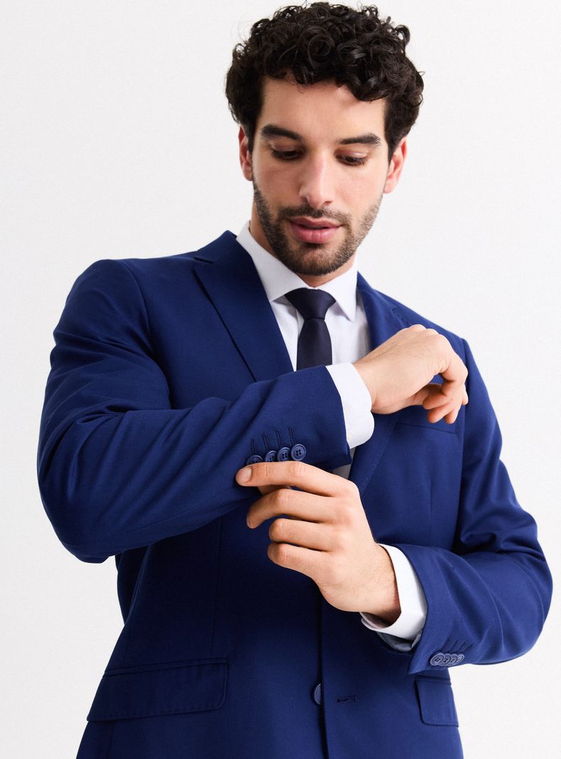 Traje Recto Liso Slim Fit-2