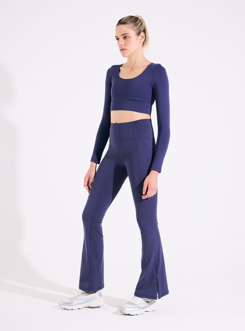 Calza Flare Pretina Alta Sculpt-4
